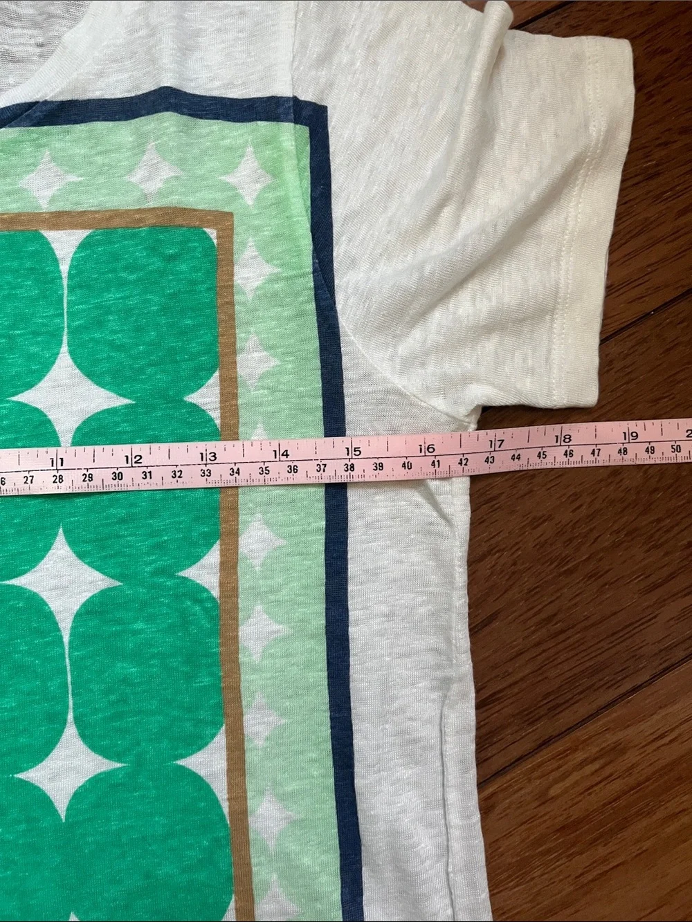 NWOT J. Crew Neon Linen Tee